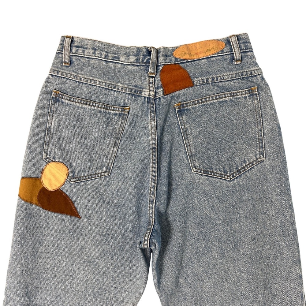 Vintage 90s Zana-Di Tapered Leg Jeans Womens 29 Patchwork Mom High Waisted 29x29